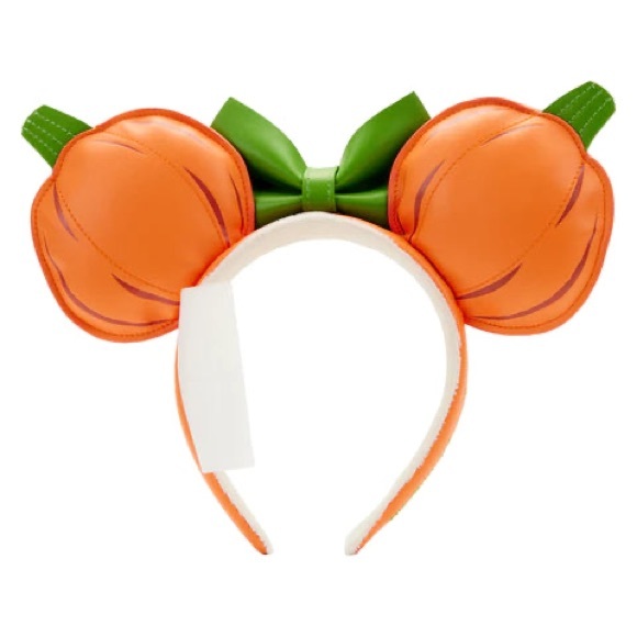 Loungefly Disney Minnie Mouse Pumpkin Oh My Ears Headband One Size GITD - Picture 3 of 4